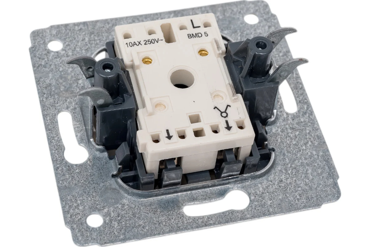 Выключатель 2-кл. СП Cariva 10А IP20 сл. кость (DIY-упак.) Leg 695904