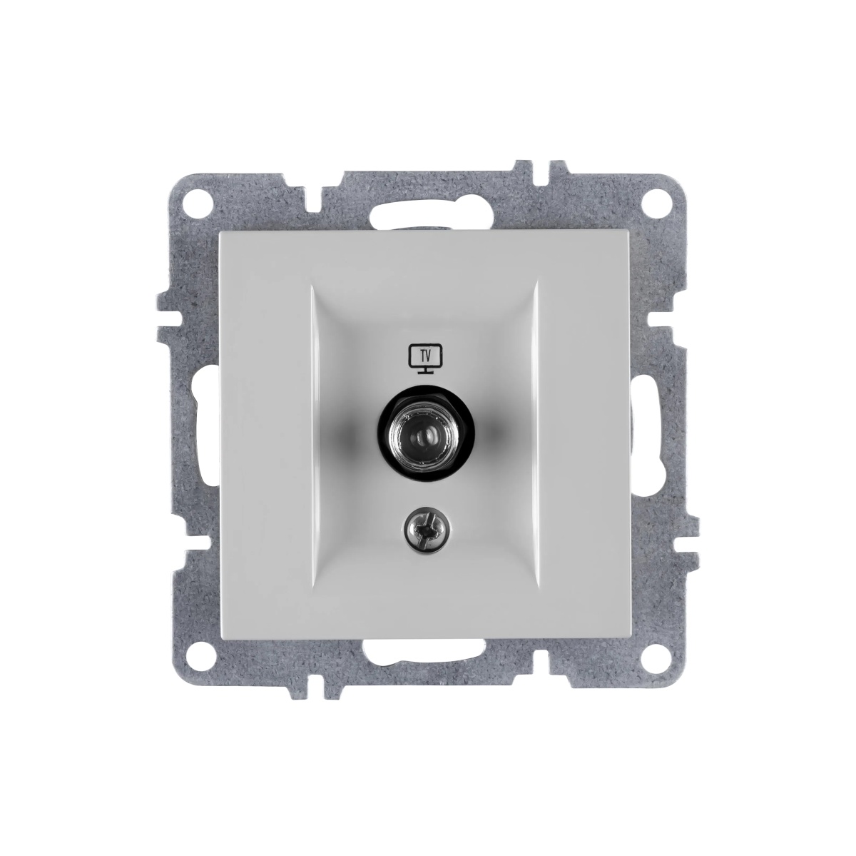 Розетка TV концевая с экраном механизм бел Arvia Electric Lavin/ Karen 50 01 1000 273